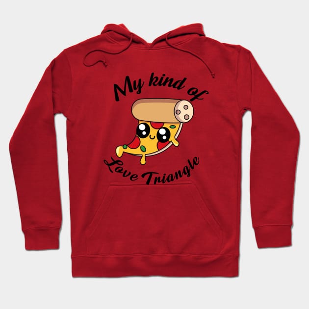 Cute Pizza Hoodie by RhinoTheWrecker